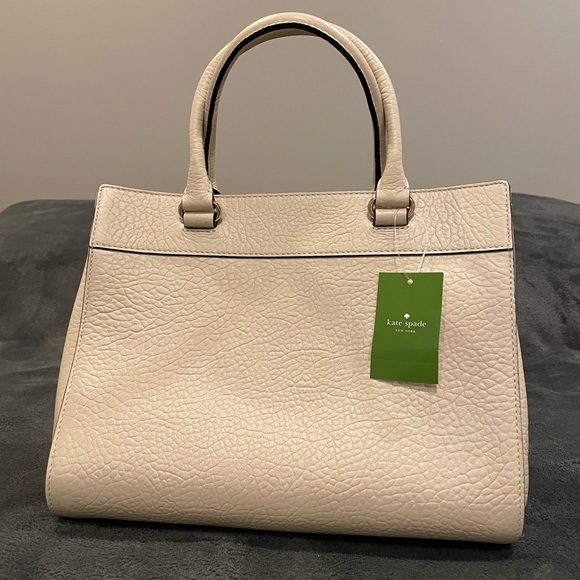 Kate Spade Romy Perri Lane Leather Tote Wkru3192 Cremadevie 288 Vintage - Picture 4 of 7